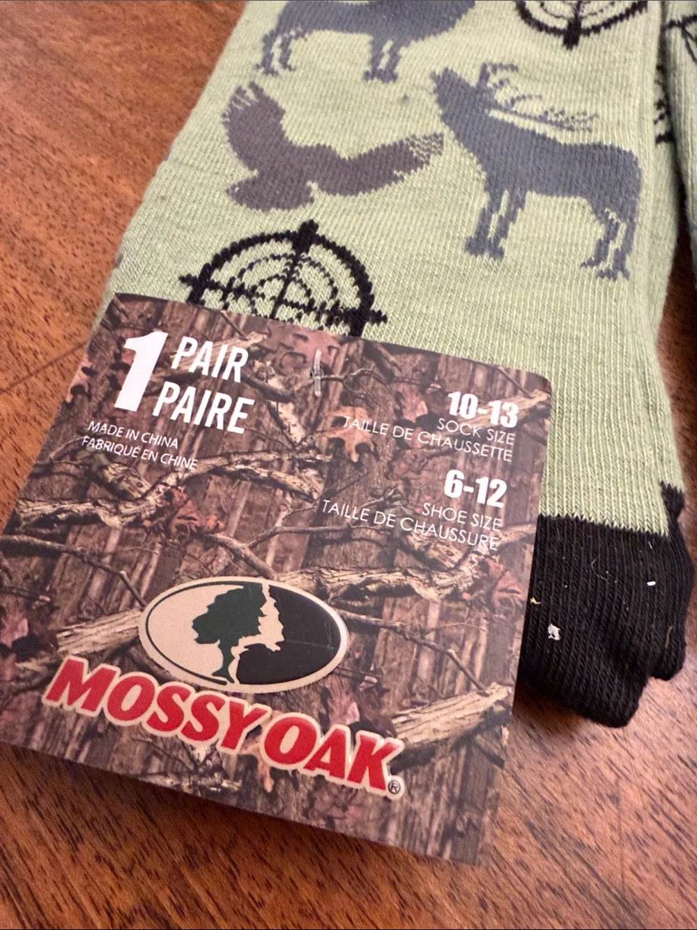 TWO!!! MOSSY OAK Hunting Crew Sock Bundle